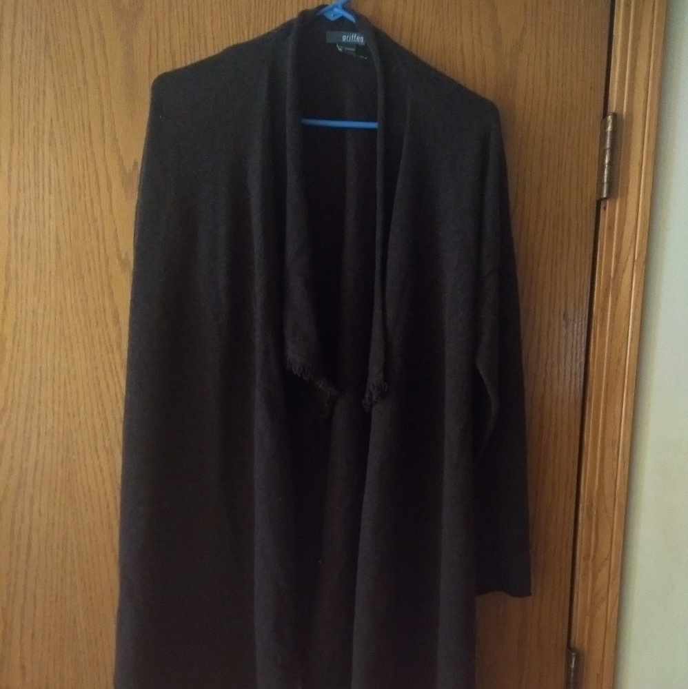 Black Cashmere Womens Cardigan